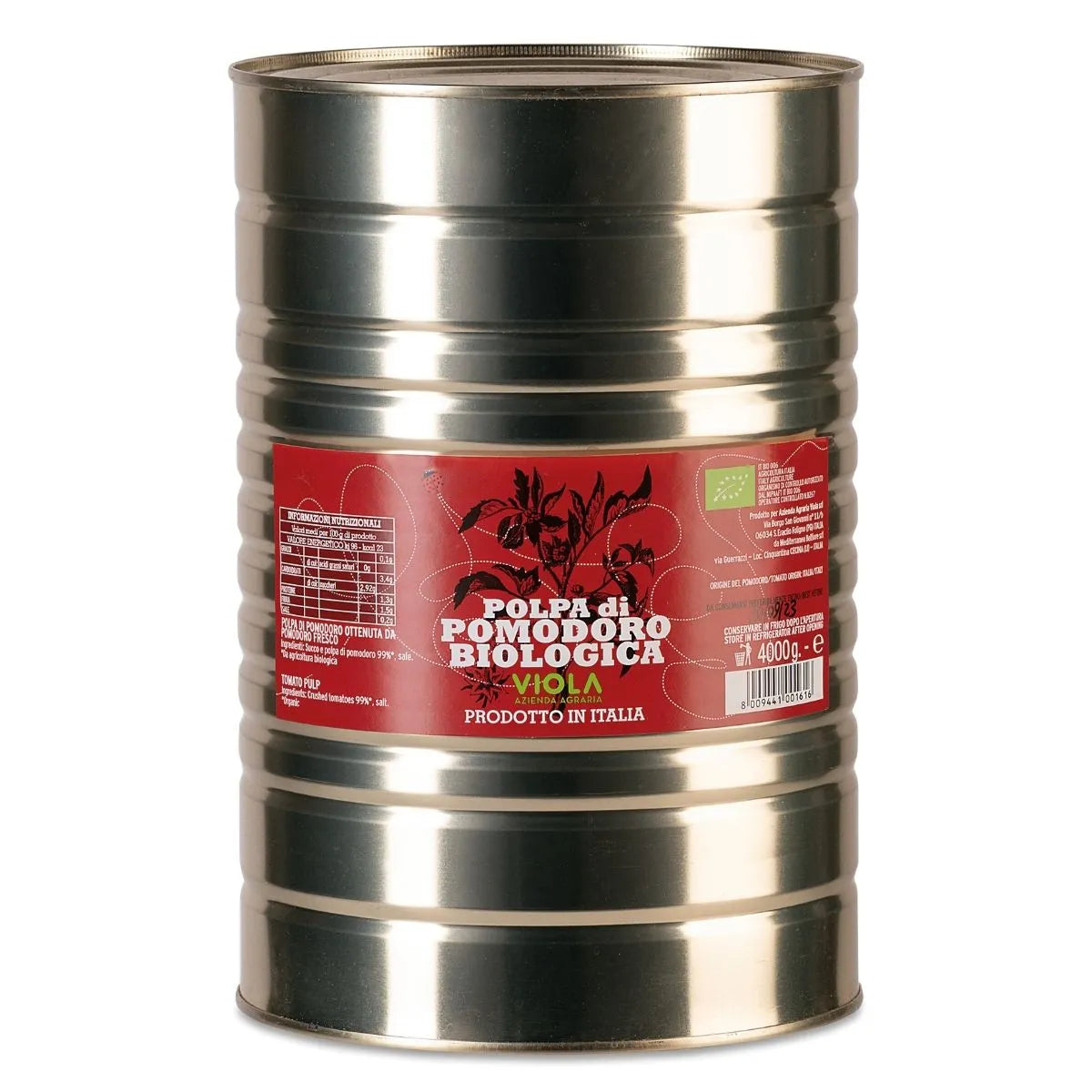 Pulpe de tomate bio by Viola 2025 4kg